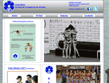 Tablet Screenshot of clubeca.es